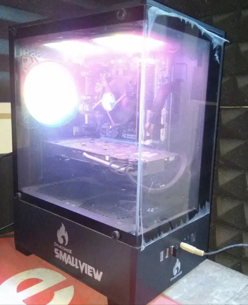 PC gaming mid budget fullset ram 16gb vga RX 580 4gb