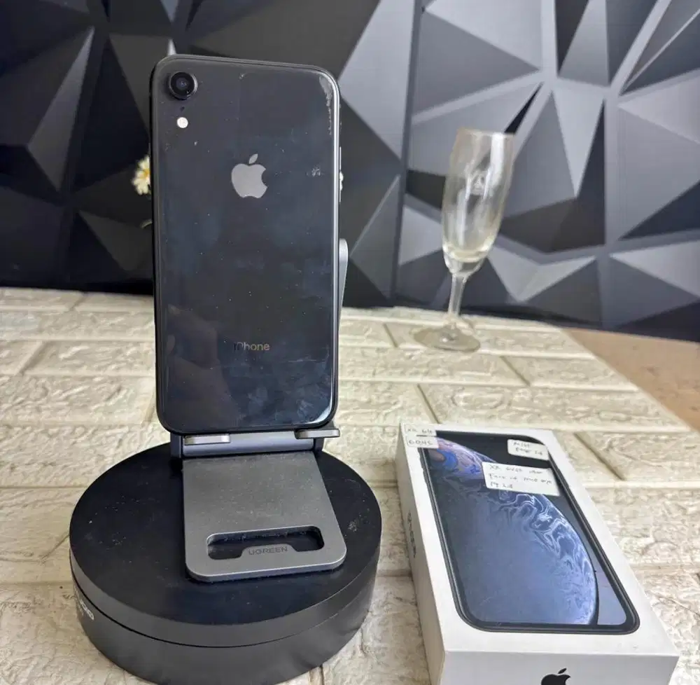 iPhone XR 64GB Garansi iBox Minus Face ID OFF Battery Health 91%