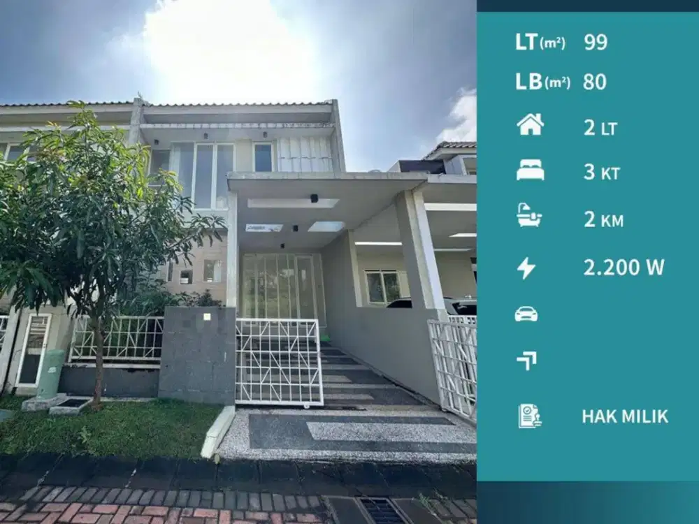 Dijual Rumah Baru Murah dekat Elpico di Villa Puncak Tidar Malang