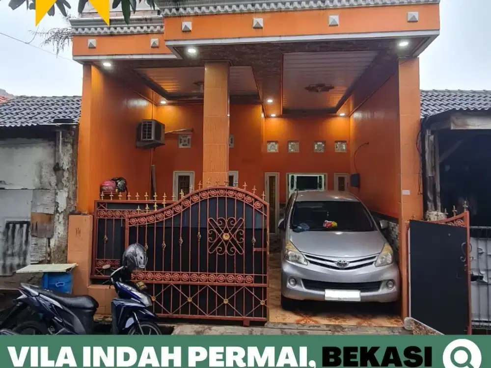 Rumah dijual 2 Lt. Vila Indah Permai, Hanya 7 Menit Ke Stasiun Bekasi