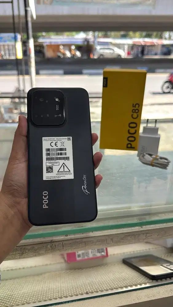 POCO C85 RAM 6+6/128FULLSET SUPER MULUS BAWAAN LAHIR SPEK GAME BISA TT