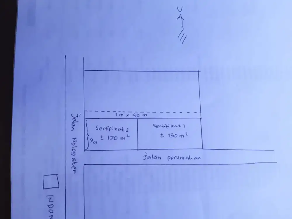 Tanah Jalan Nologaten Dekat Seturan, UGM, UNY, UPN, AMIKOM, Cocok Usaha,Ruko