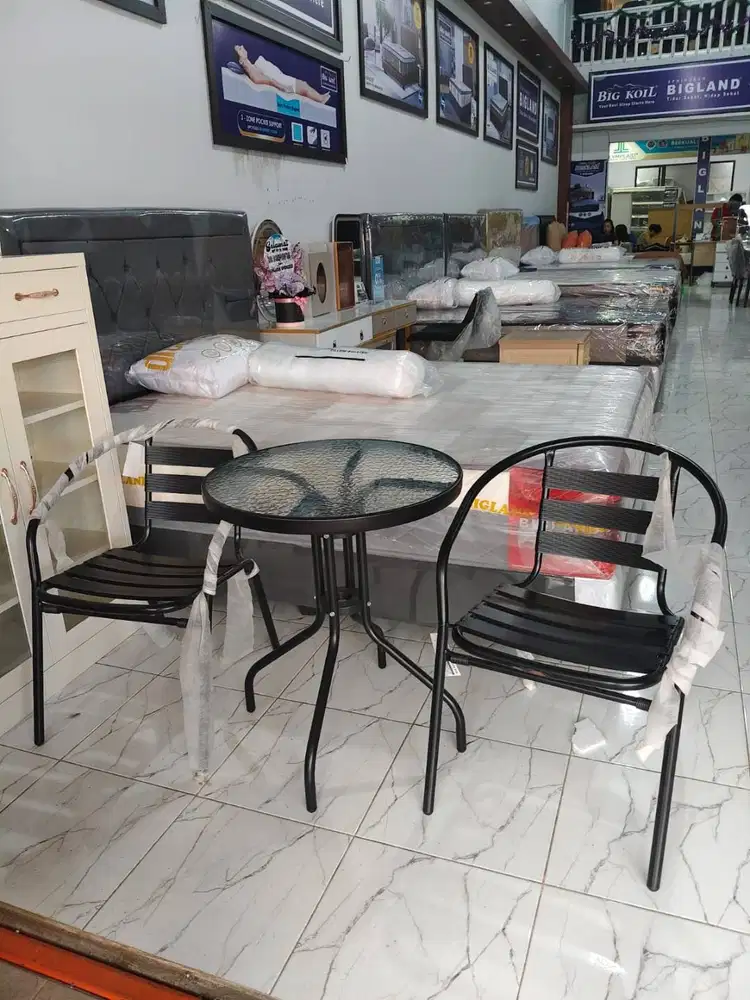 KURSI TERAS FULL BESI IMPOR SET
