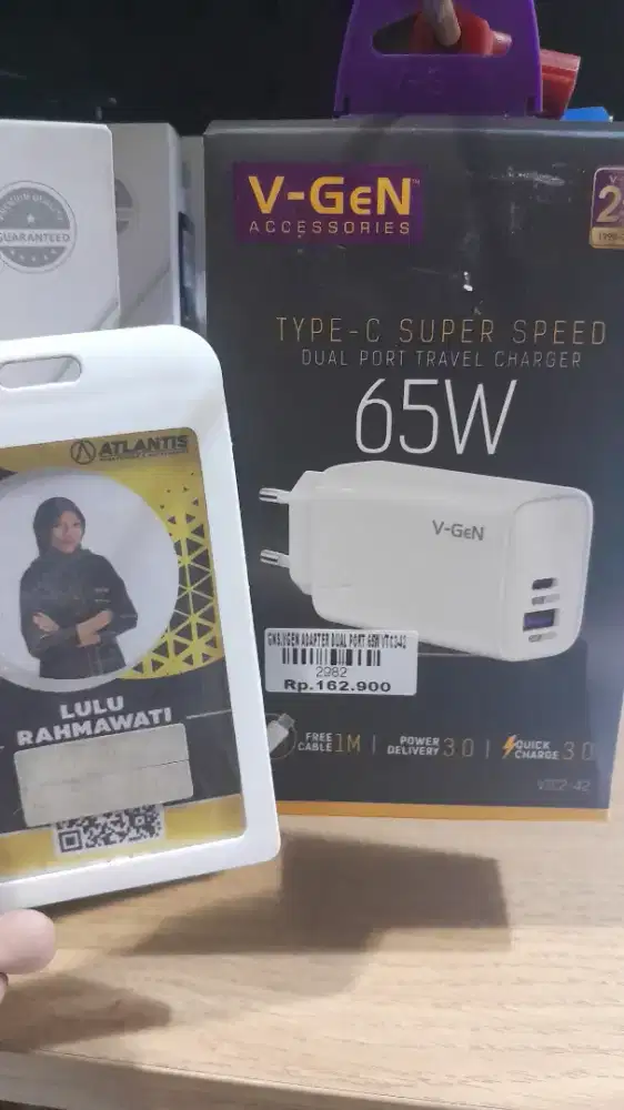 VGEN ADAPTER DUAL PORT 65W VTC2-42