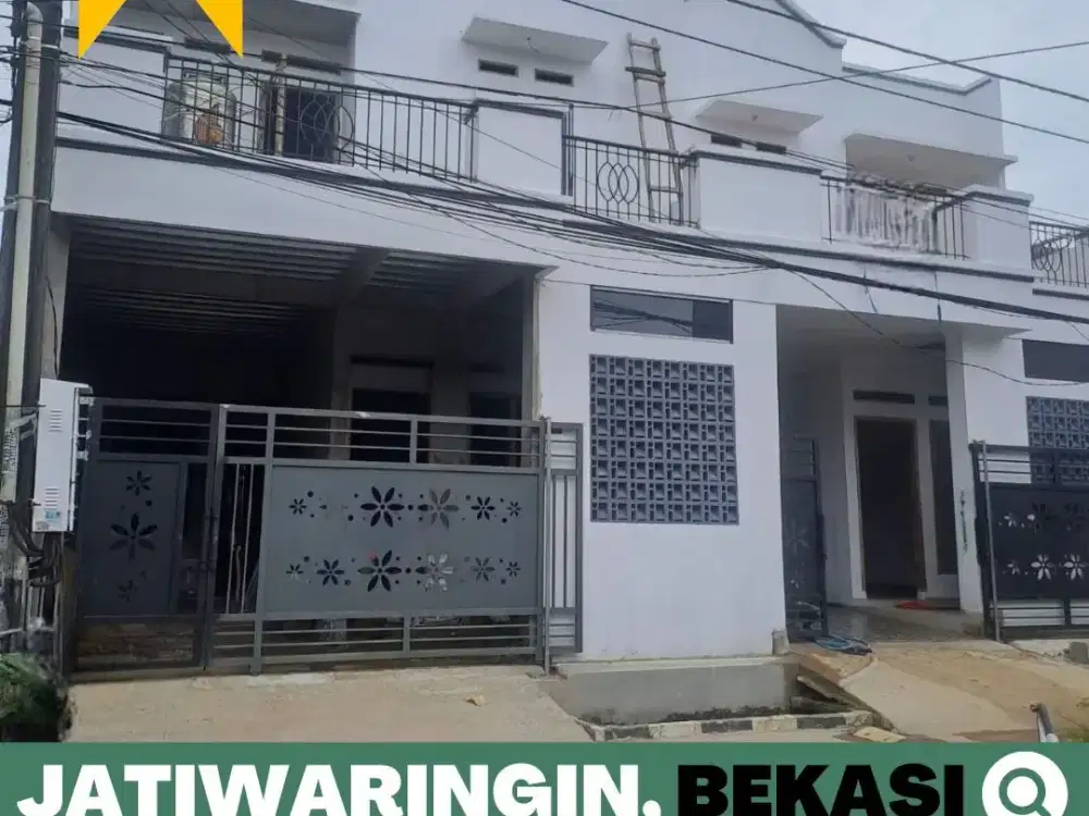 Rumah dijual Baru 2 Lantai, Jatiwaringin, Bekasi dekat LRT Jatibening