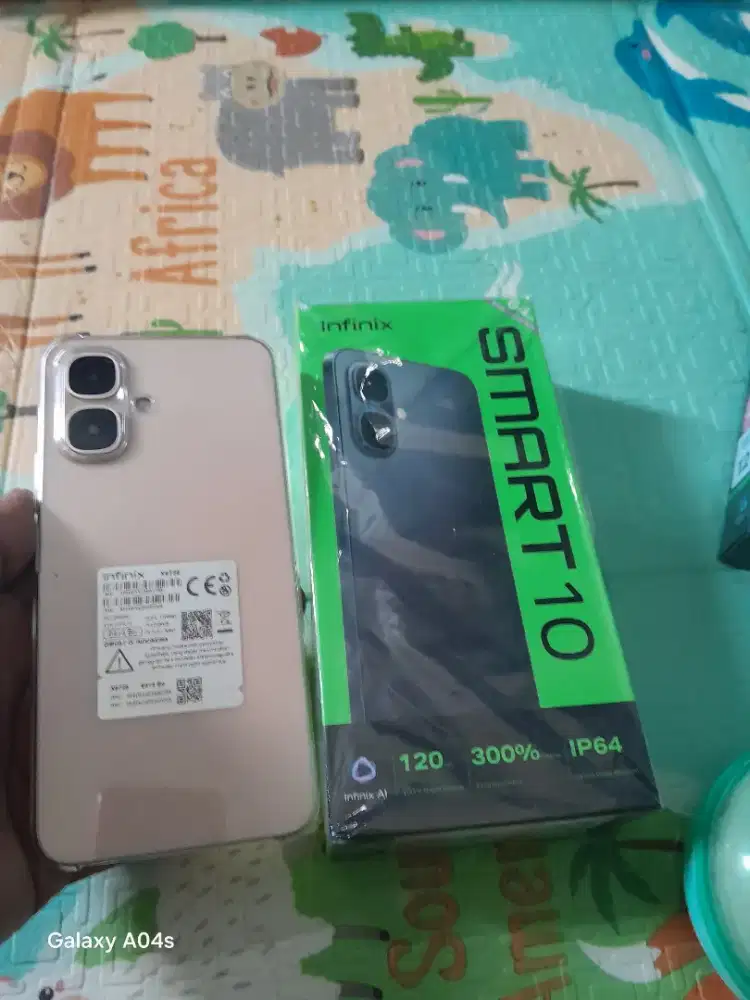 Infinix smart 10 4+4/64 100% mulus baru buka segel aja