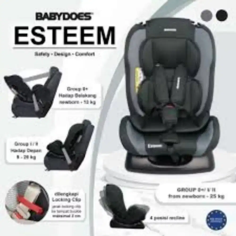 Dijual Car Seat Babydoes esteem grey