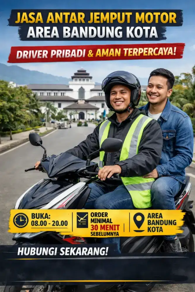 Driver pribadi jasa antar jemput area bandung kota