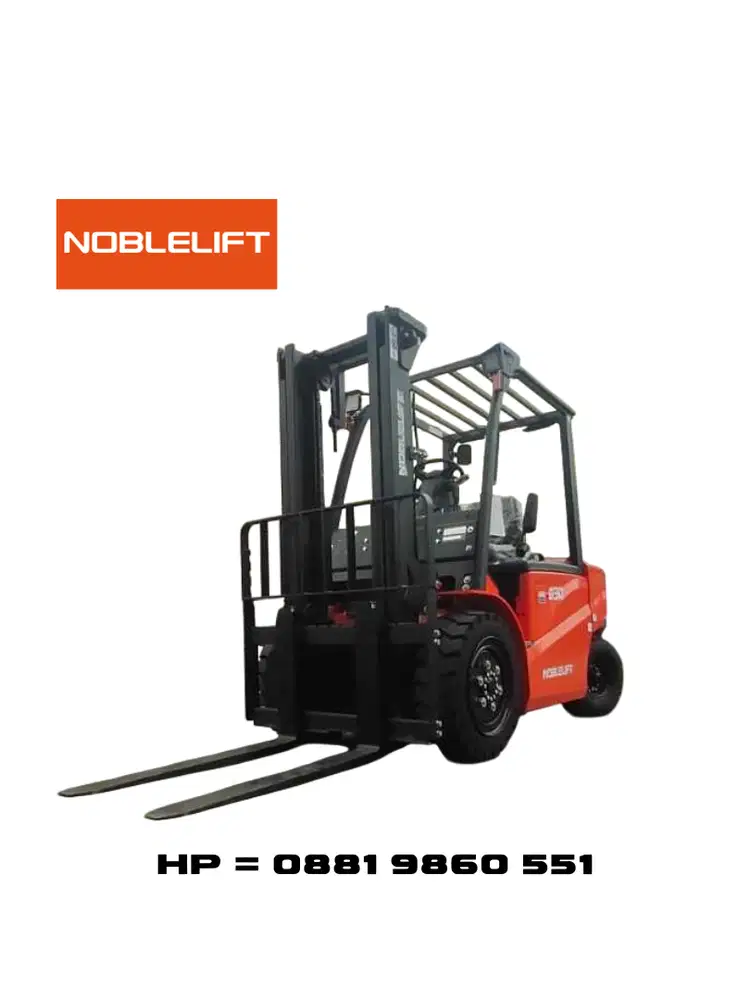 [UNIT BARU] Forklift Electric FE4P30Q 3 Ton 5 Meter merek NOBLELIFT