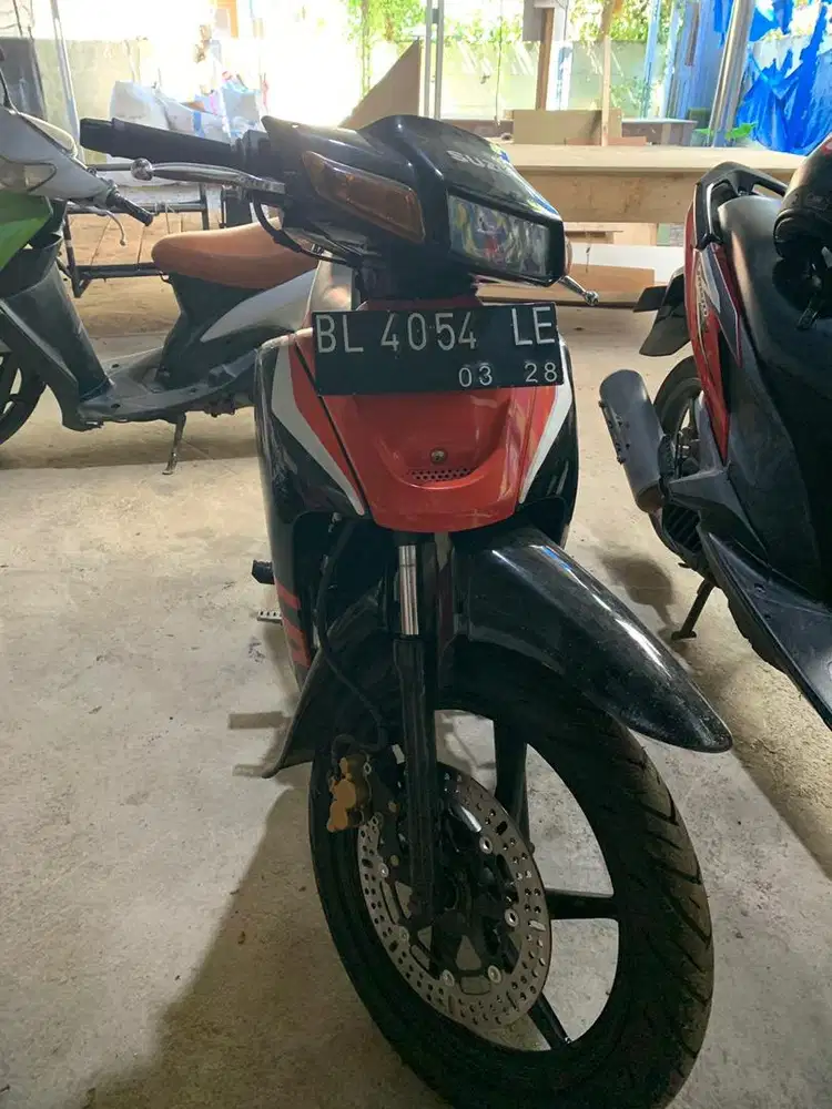 Satria lumba 2003 double disk brake