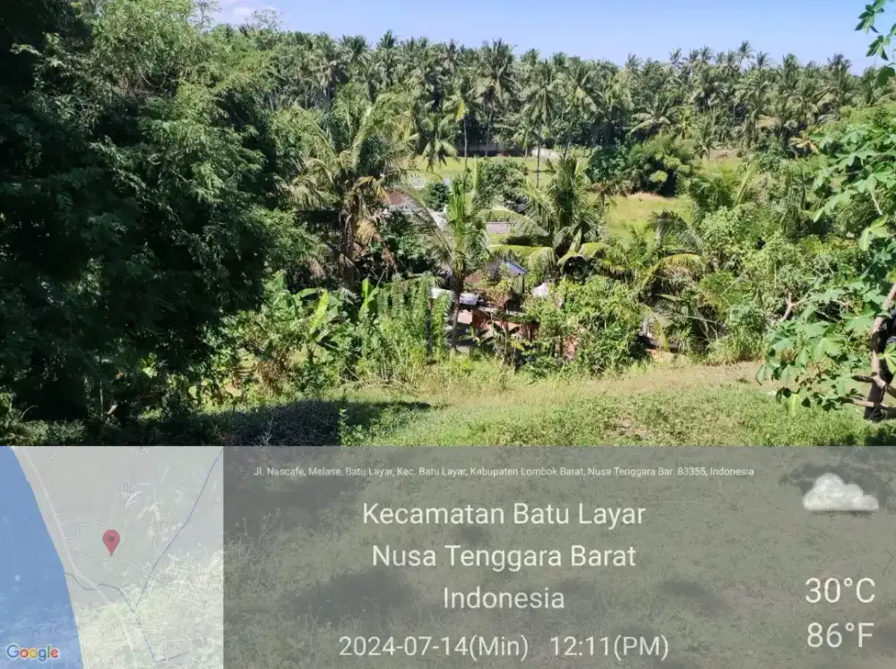 Jual tanah SHM harga Rp 2.200.000.000 bisa nego