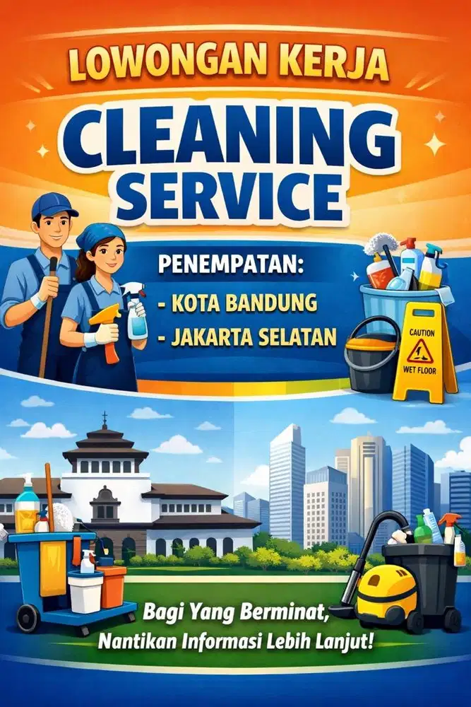 Lowongan Pekerjaan Cleaning Servis