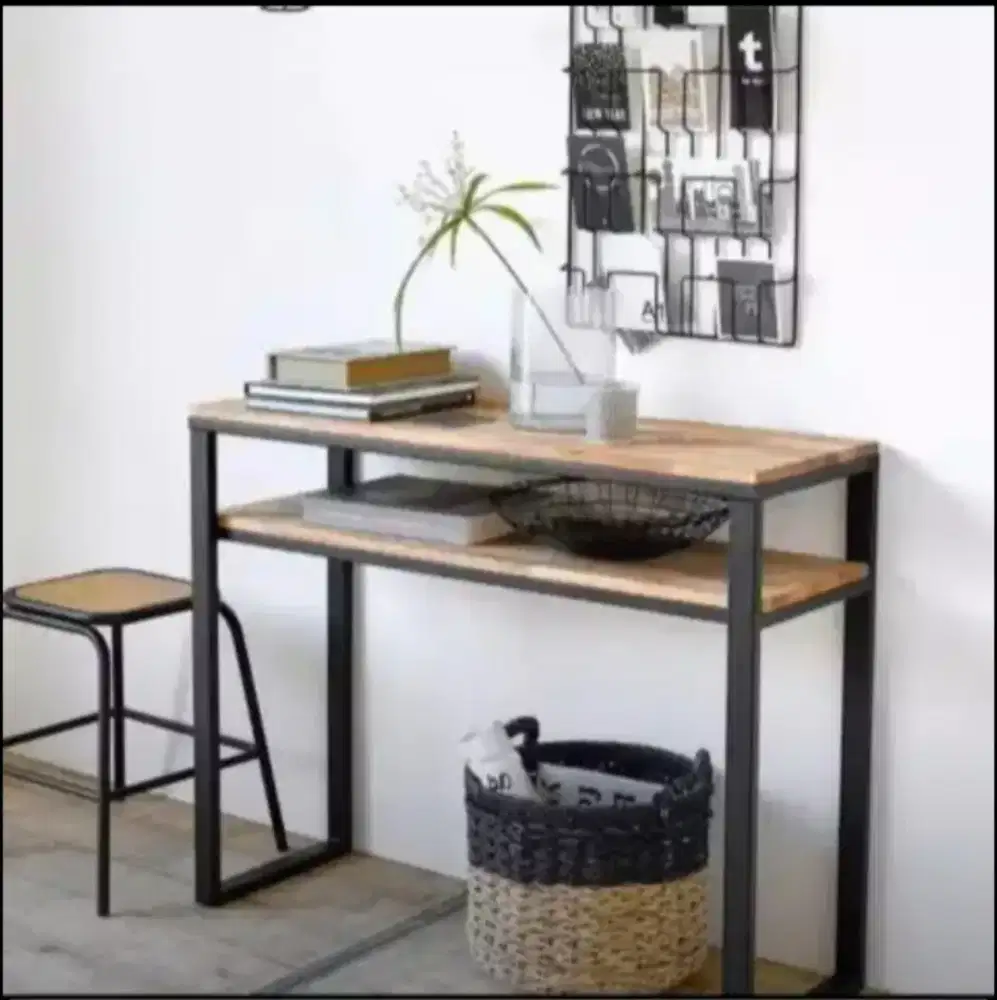 meja konsul dekorasi rumah