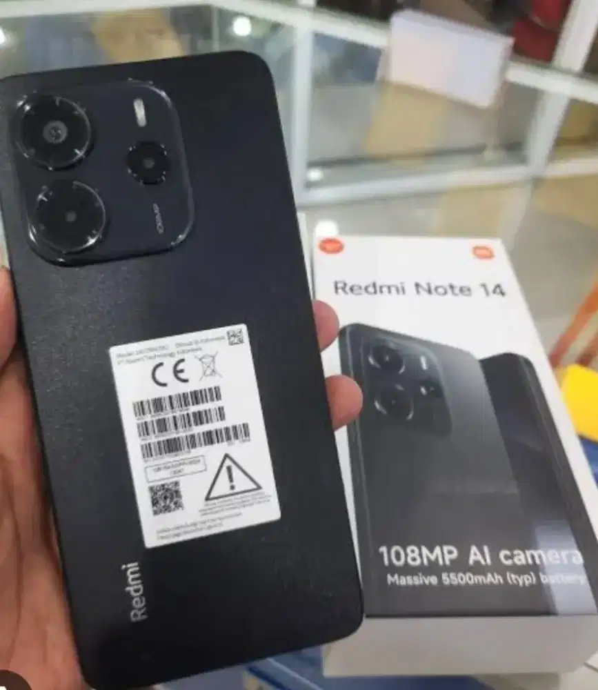 Murah hp Redmi Note 14 8/128 lkp, bs TT