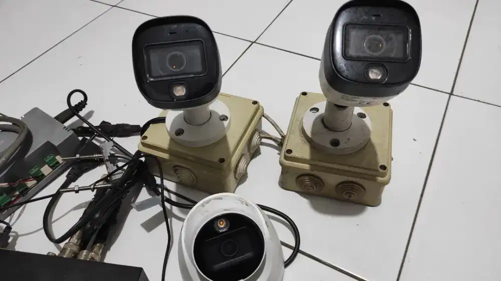 Kamera CCTV Outdoor Indoor Dahua 4ch 3 kamera DVR Dahua hdd 1tb