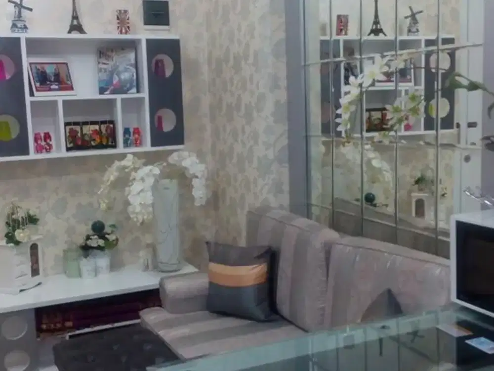 APARTEMEN GREEN PRAMUKA 2 KAMAR FF TOWER CHRYSANT FURNISHED LANTAI DUA JAKARTA PUSAT