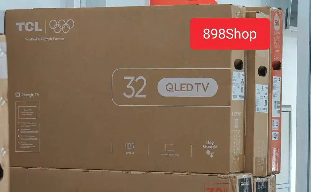 TCL TV 32 QLED 2026 Google TV Android Slim Desgin HDR10 Digital TV