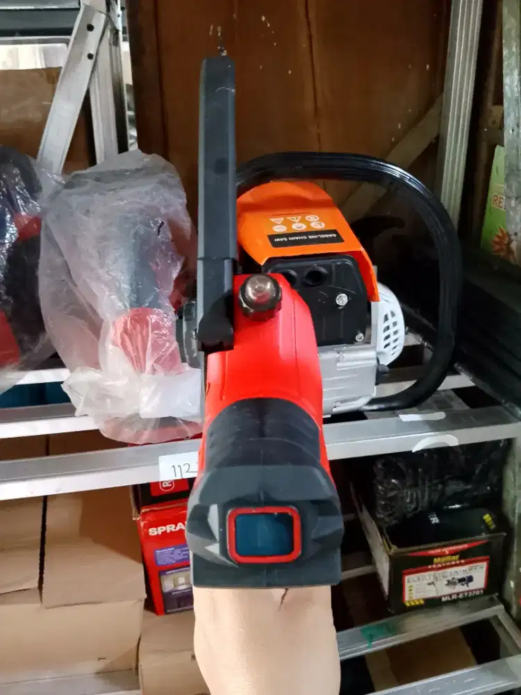 senson chainsaw 8inc batre sudah digital
