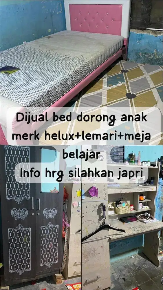 Di jual bed dorong,