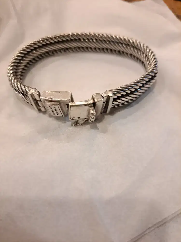 Gelang perak 925 mewah buddha to buddha edwin