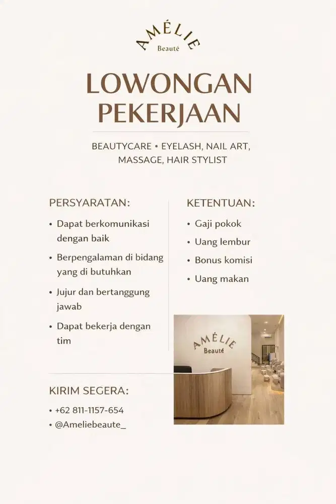 DIBUTUHKAN SEGERA THERAPIST!