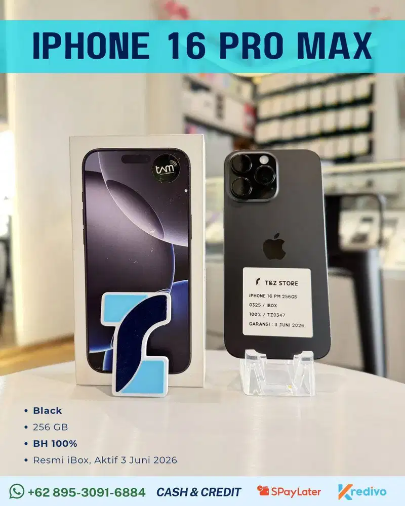 IPHONE 16 PRO MAX 256GB - BLACK