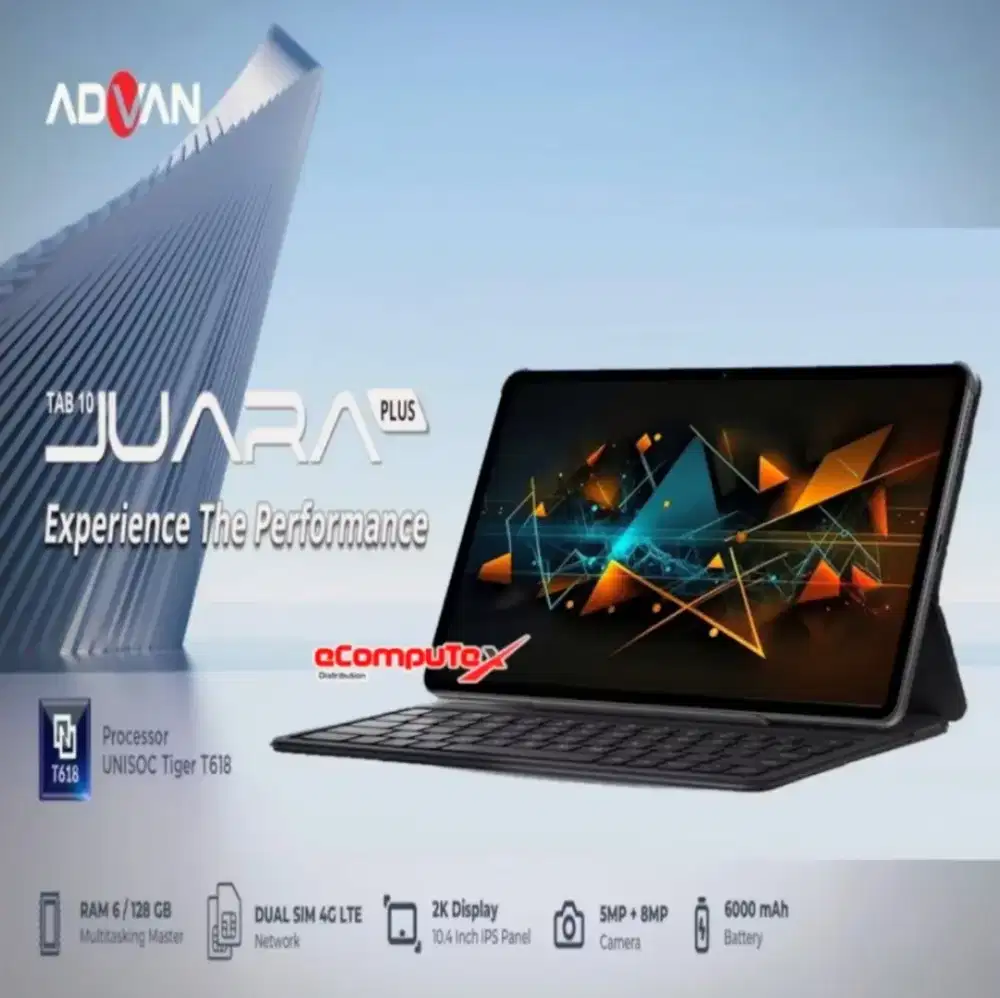 Van Advan 10 Juara Plus LTE 6GB/128GB, Mulus no kendala, sesuai gambar