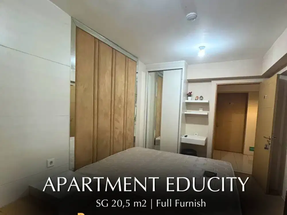 Dijual/Sewakan Apartemen Educity Yale Studio LT 22 Surabaya