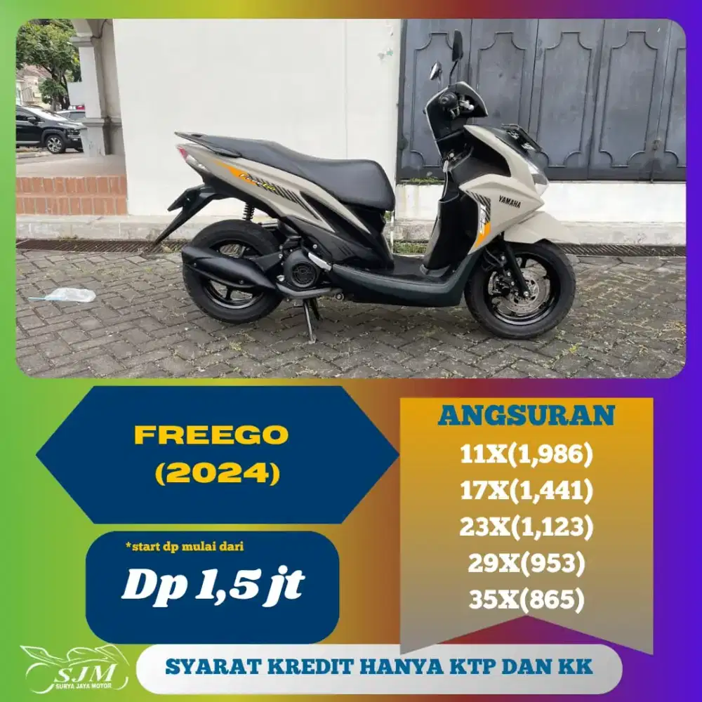 YAMAHA FREEGO 2024 SIAP PAKAI