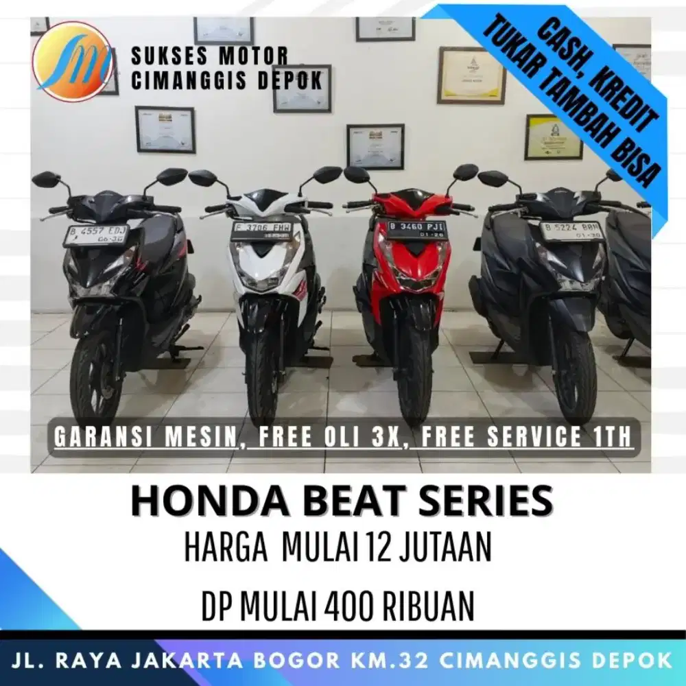 PROMO BEAT CBS 2020 DLX 2023 STREET 2025 CICILAN RINGAN [SUKSES MOTOR]