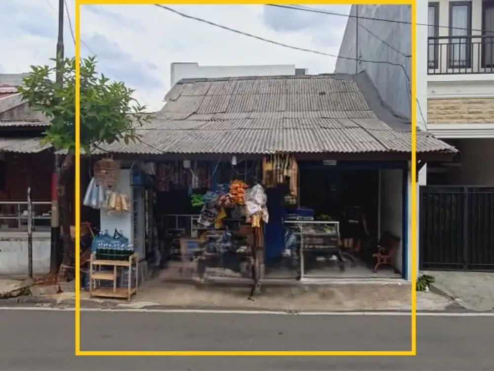 Rumah di Daerah Cikoko Jakarta Selatan Akses 2 Mobil dan memiliki kios