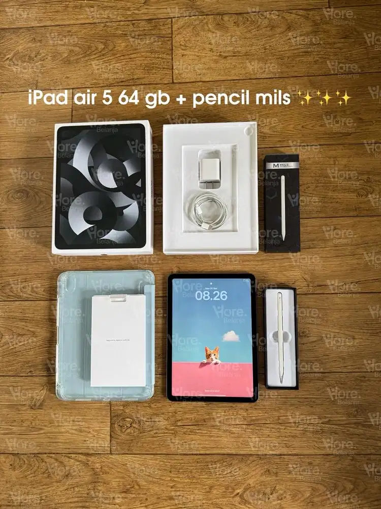 iPad air 5 m1 64 gb dan pencil mils