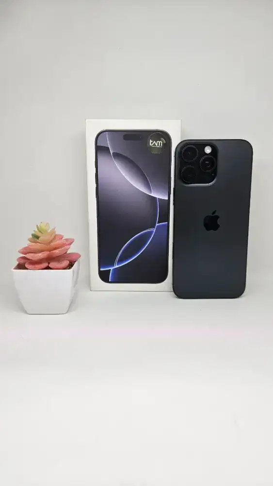 iPhone 16 Promax 256GB BH100% (Black) iBox PA/A 11-05-26  Like new