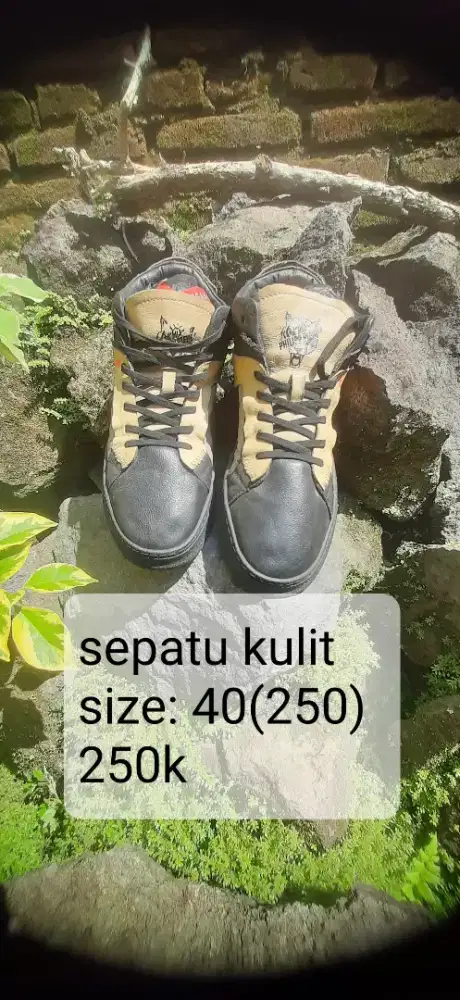 Sepatu kulit bagus