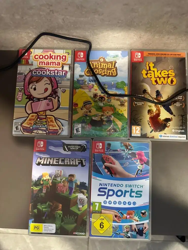 Game Fisik Nintendo Switch Cartridge Original Mint Like New Sports Dll