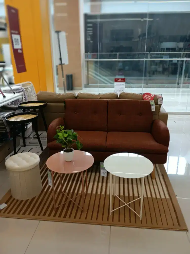 Obral sofa dua seater fabric cicilan 0%