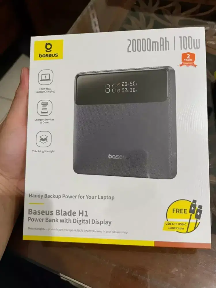 Powerbank baseus Blade H1 20.000 MAH
