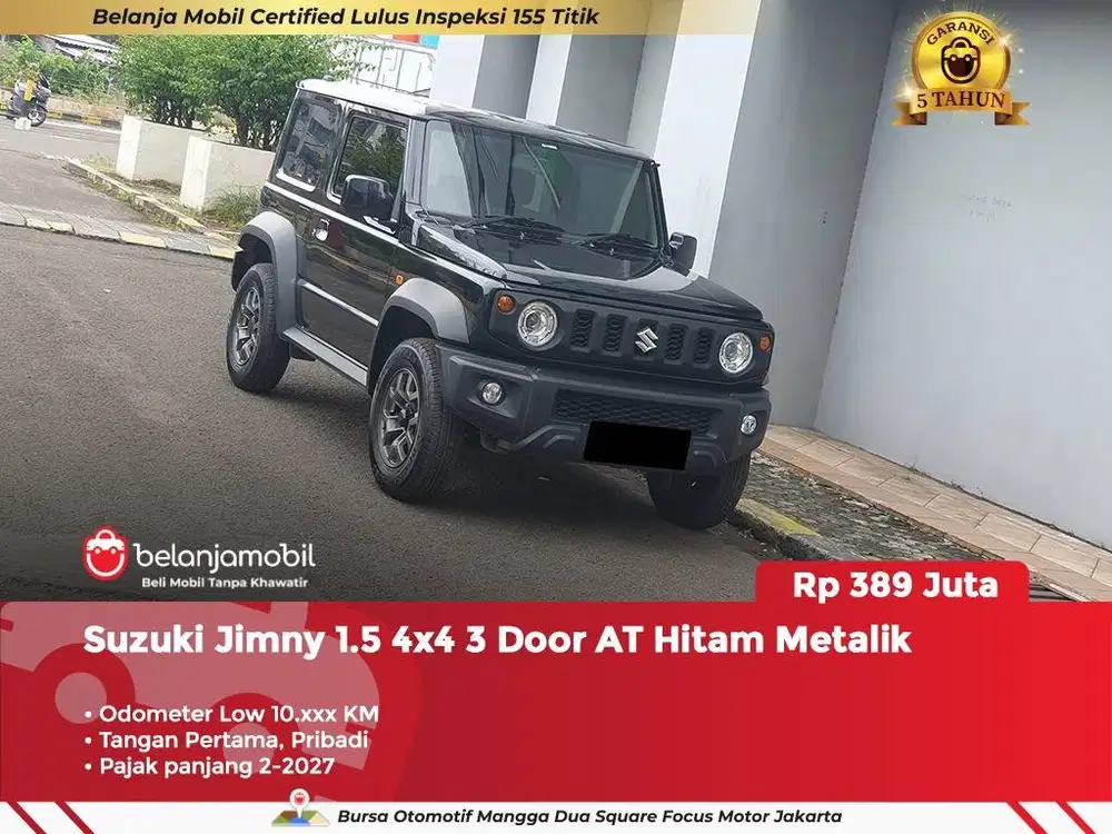[ LOW KM 10RB ] Suzuki Jimny 1.5 4x4 3 Door AT 2022 2023