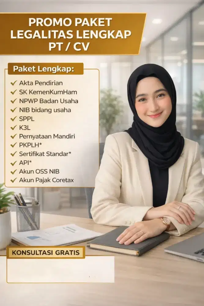 Perlengkapan Usaha Kantor PT
