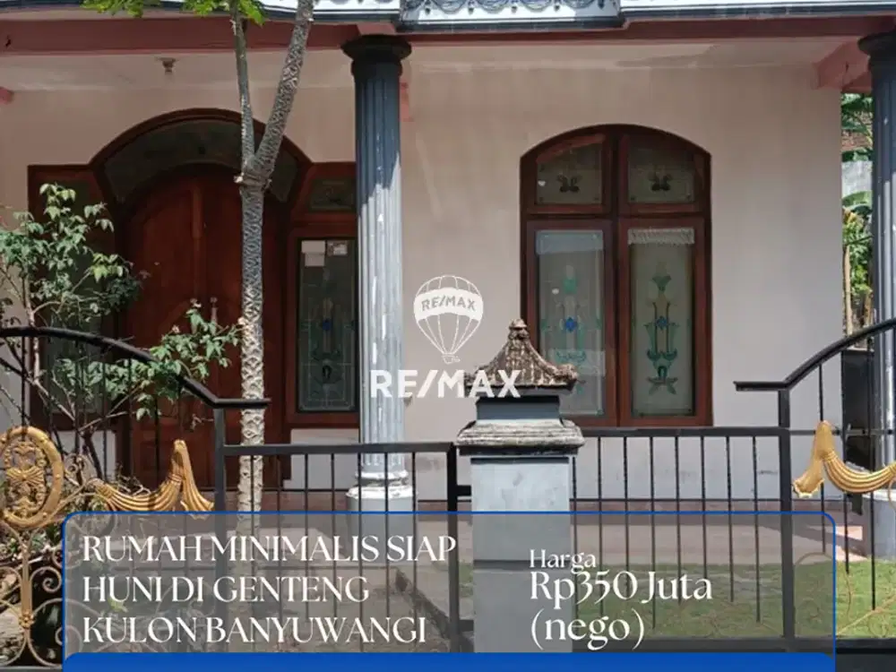 DIJUAL RUMAH MINIMALIS SIAP HUNI – GENTENG KULON, BANYUWANGI