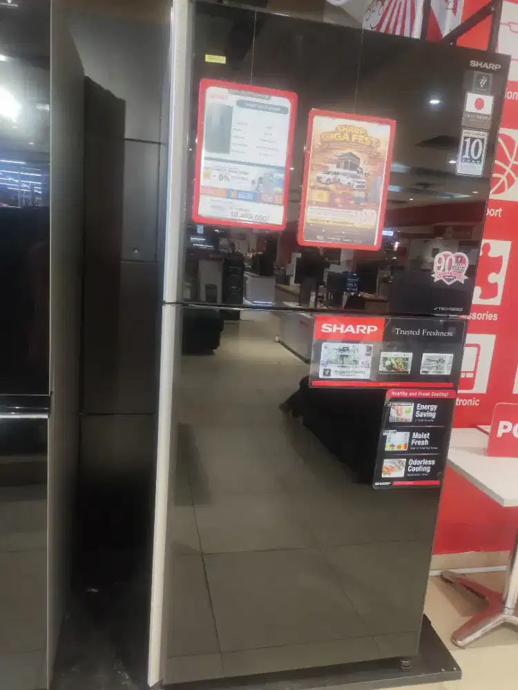 Kulkas Sharp SJIG763PGBK