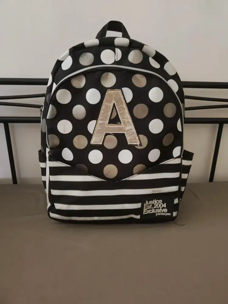 Tas Ransel Justice insial A kondisi sangat bagus