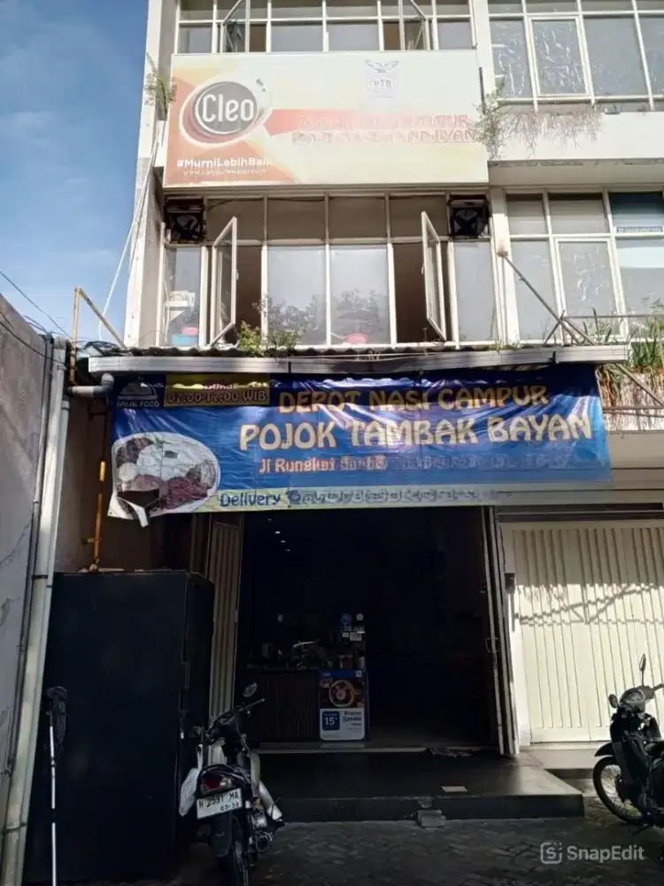 Dijual Ruko 3 Lantai Rungkut Asri Tengah Surabaya Siap Pakai SHM