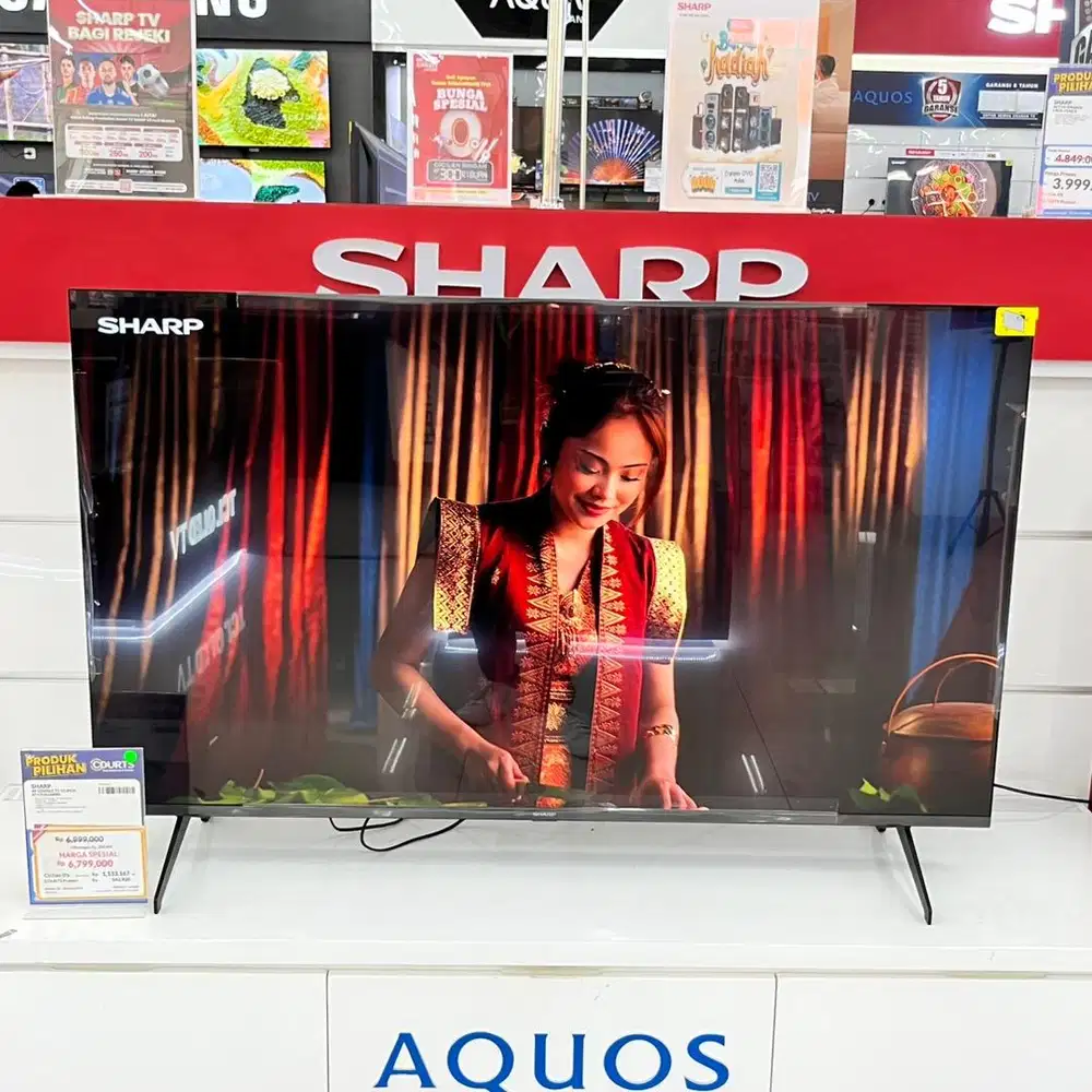 SHARP 4K GOOGLE TV 55 INCH