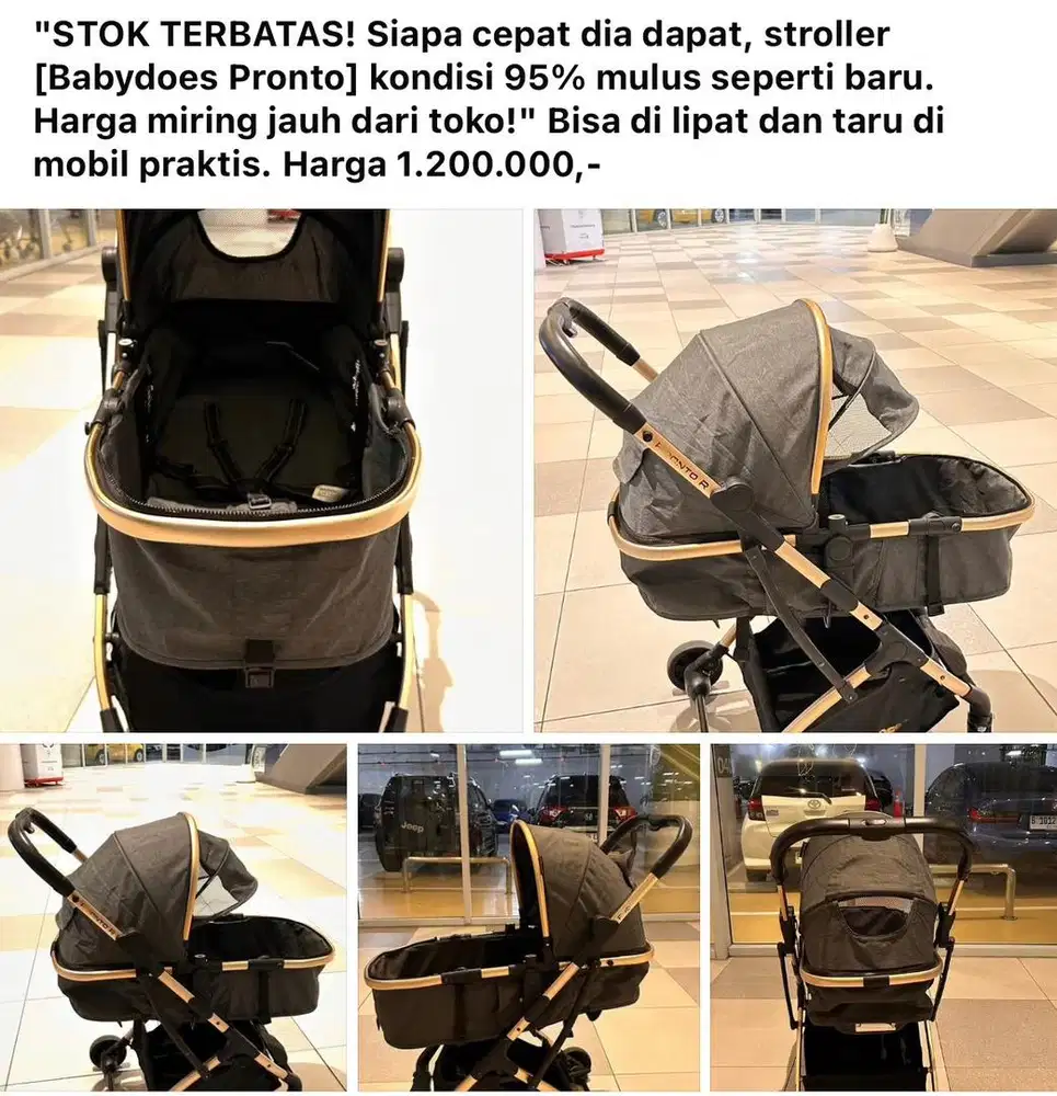 Dijual Stroller babydoes
