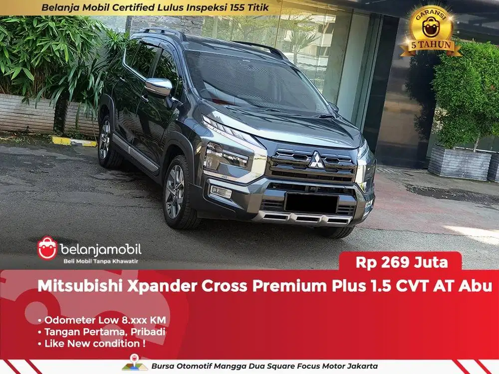 [ KM LOW 8RB ] Mitsubishi Xpander Cross Premium Plus 1.5 AT 2023 2024
