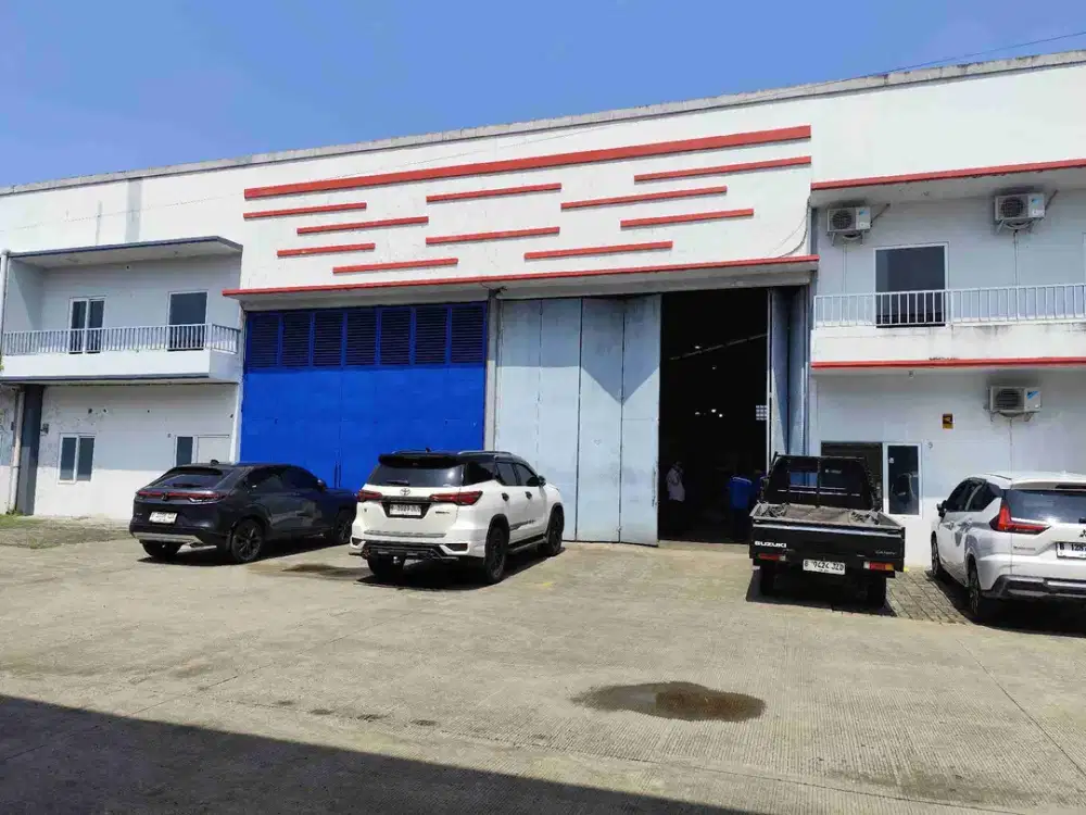 gudang sewa siap pakai depan jalan utama Diklat pemda tangerang