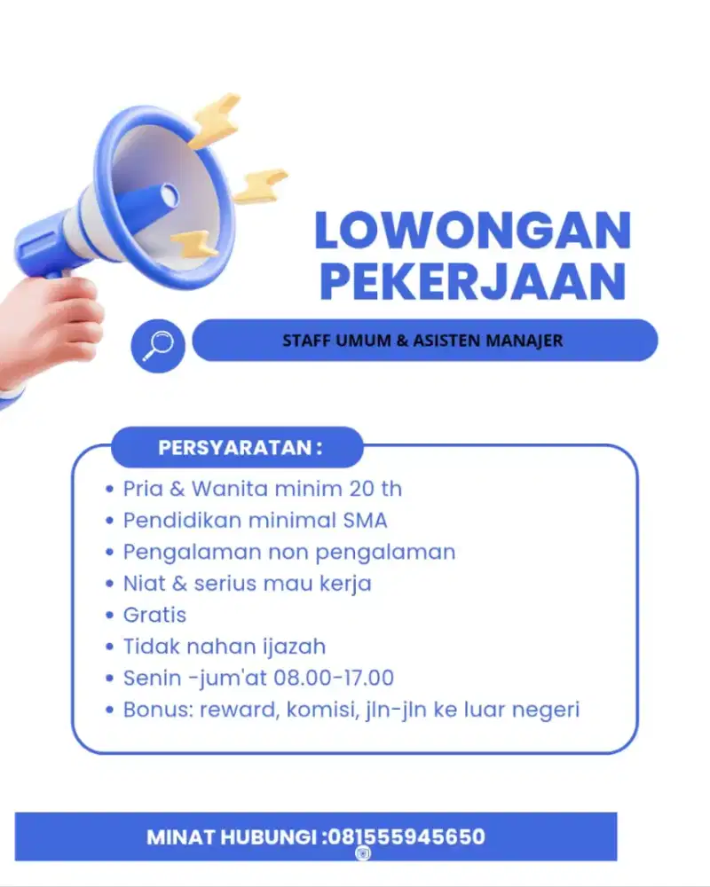 Lowongan kerja - Gubeng Surabaya pusat
