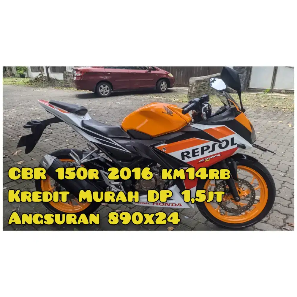 CBR 150cc 2016 Orange Repsol km14rb