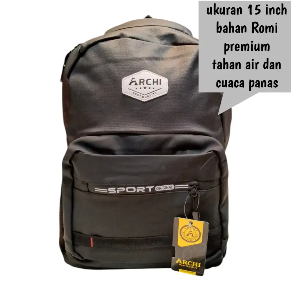 Tas ransel sekolah kuliah kerja laki-laki perempuan